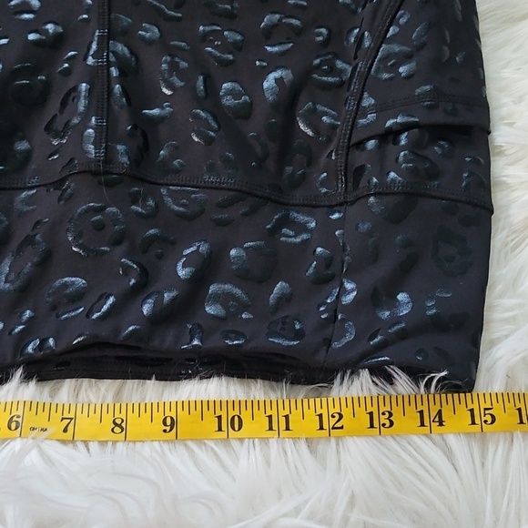 Cato Black on Black Leopard Print Leggings - Picture 11 of 13